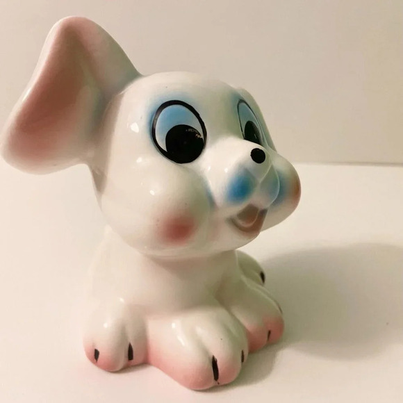 Vintage Puppy Dog Coin Bank Made in Taiwan  4.5 Inch Tall Chip on Ear - Picture 7 of 14